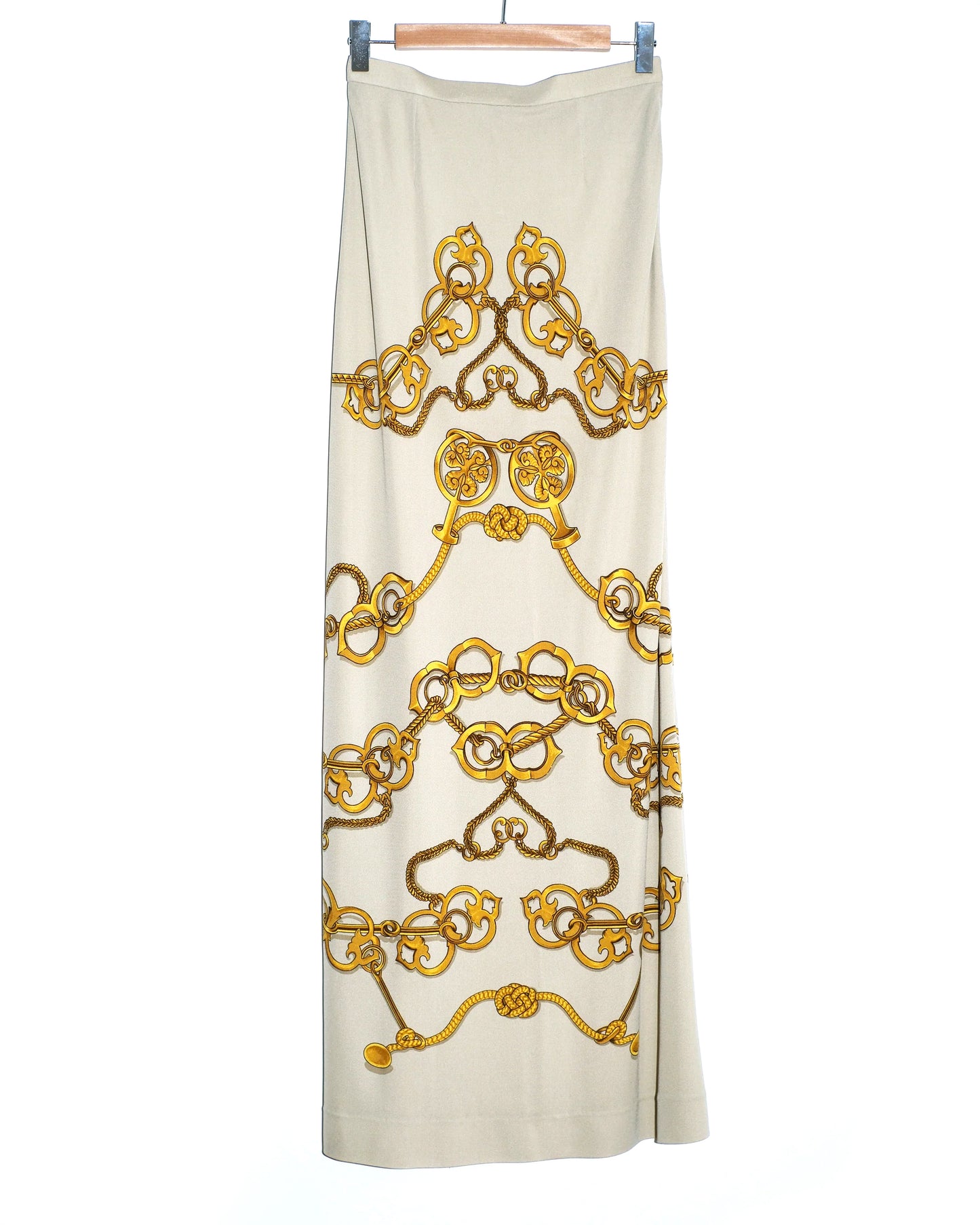 Hermès - Flared long skirt