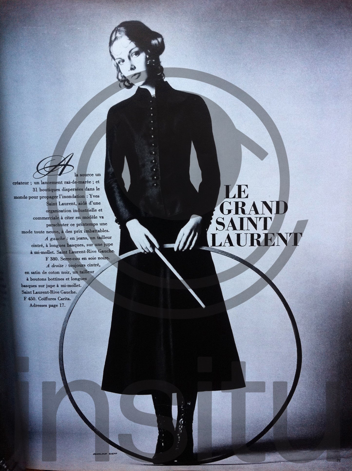 Saint Laurent rive gauche - Black two pieces