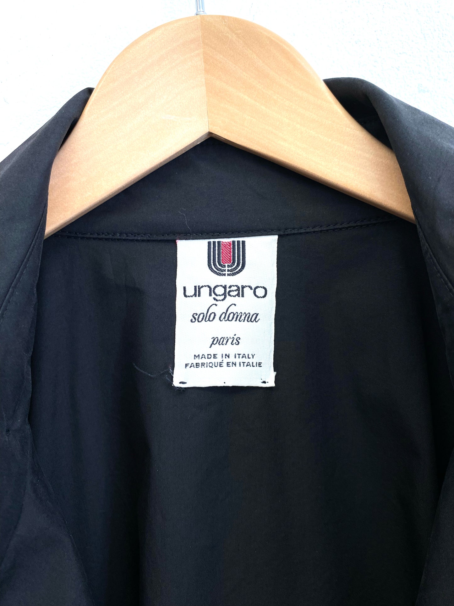 Ungaro sola donna - Black trench coat