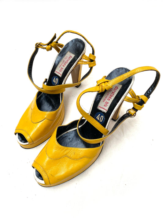 Dorothée bis - Yellow sandals