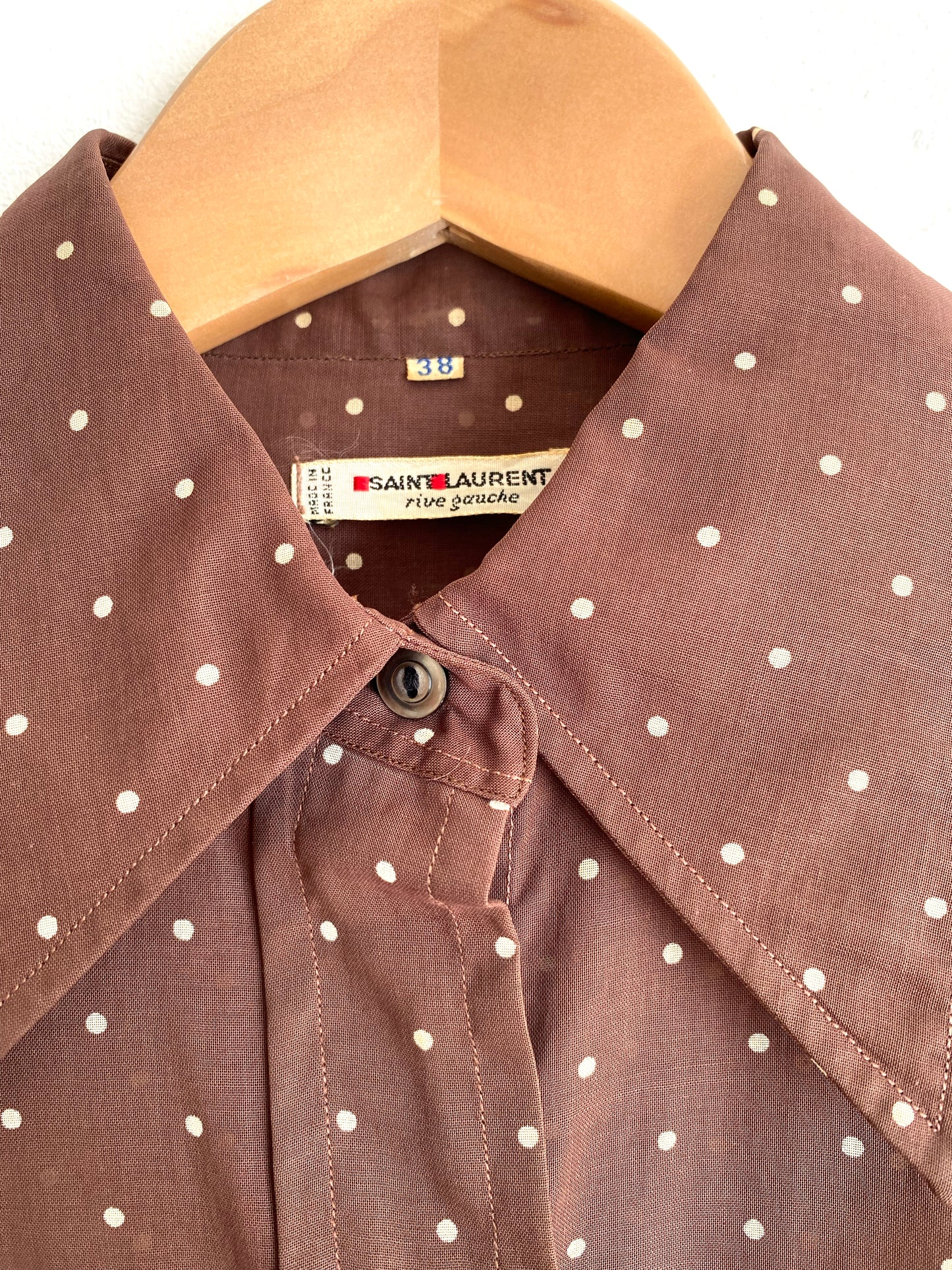 Saint Laurent rive gauche - Polka-dot shirt