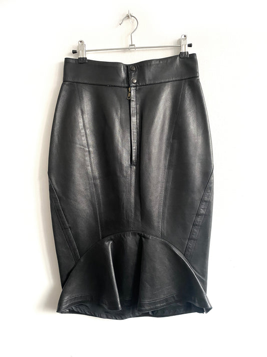 Alaïa - Leather skirt