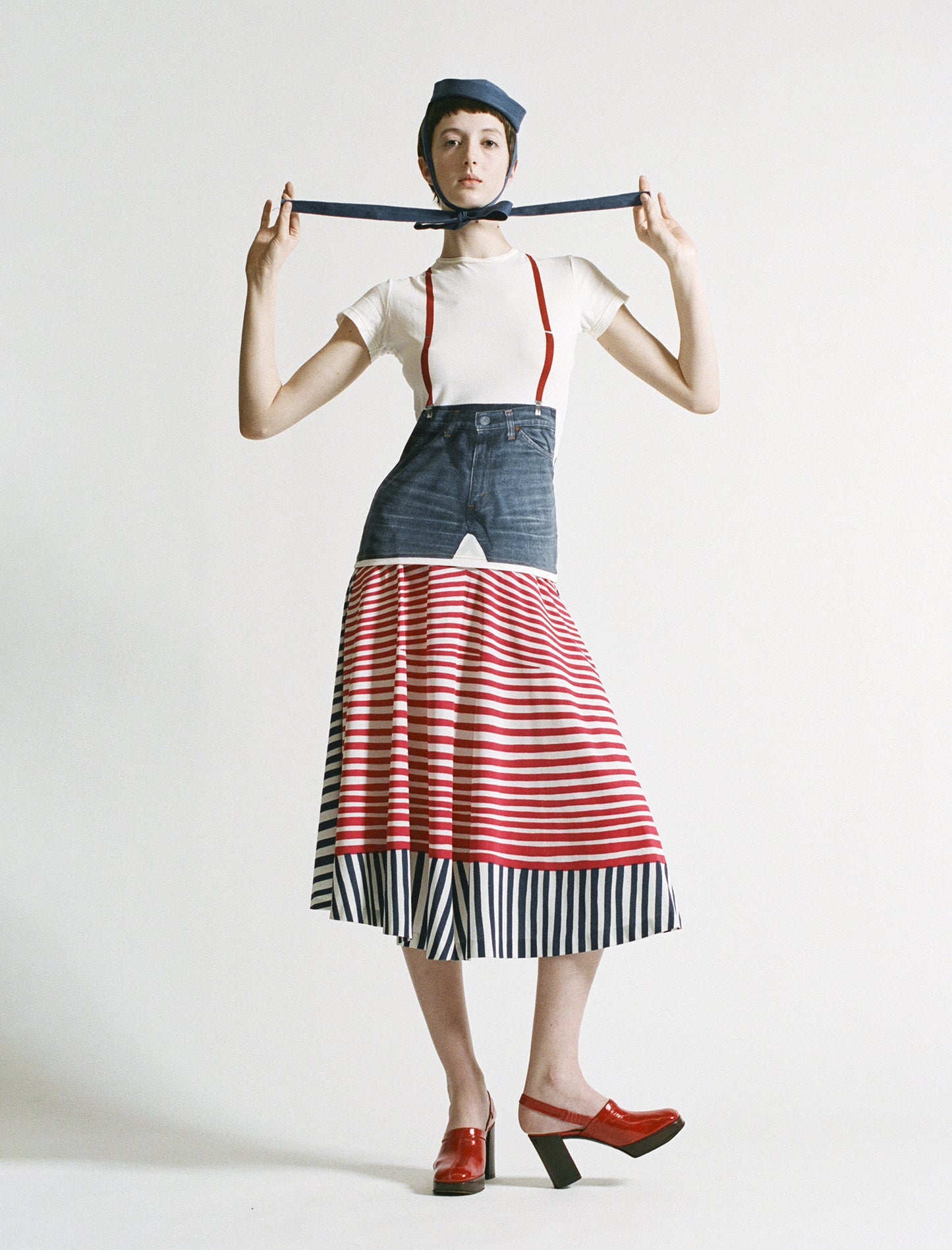 Roberta di Camerino - Stripped skirt