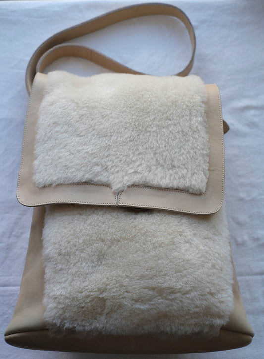 Charles Jourdan - Sheepskin bag c.1970