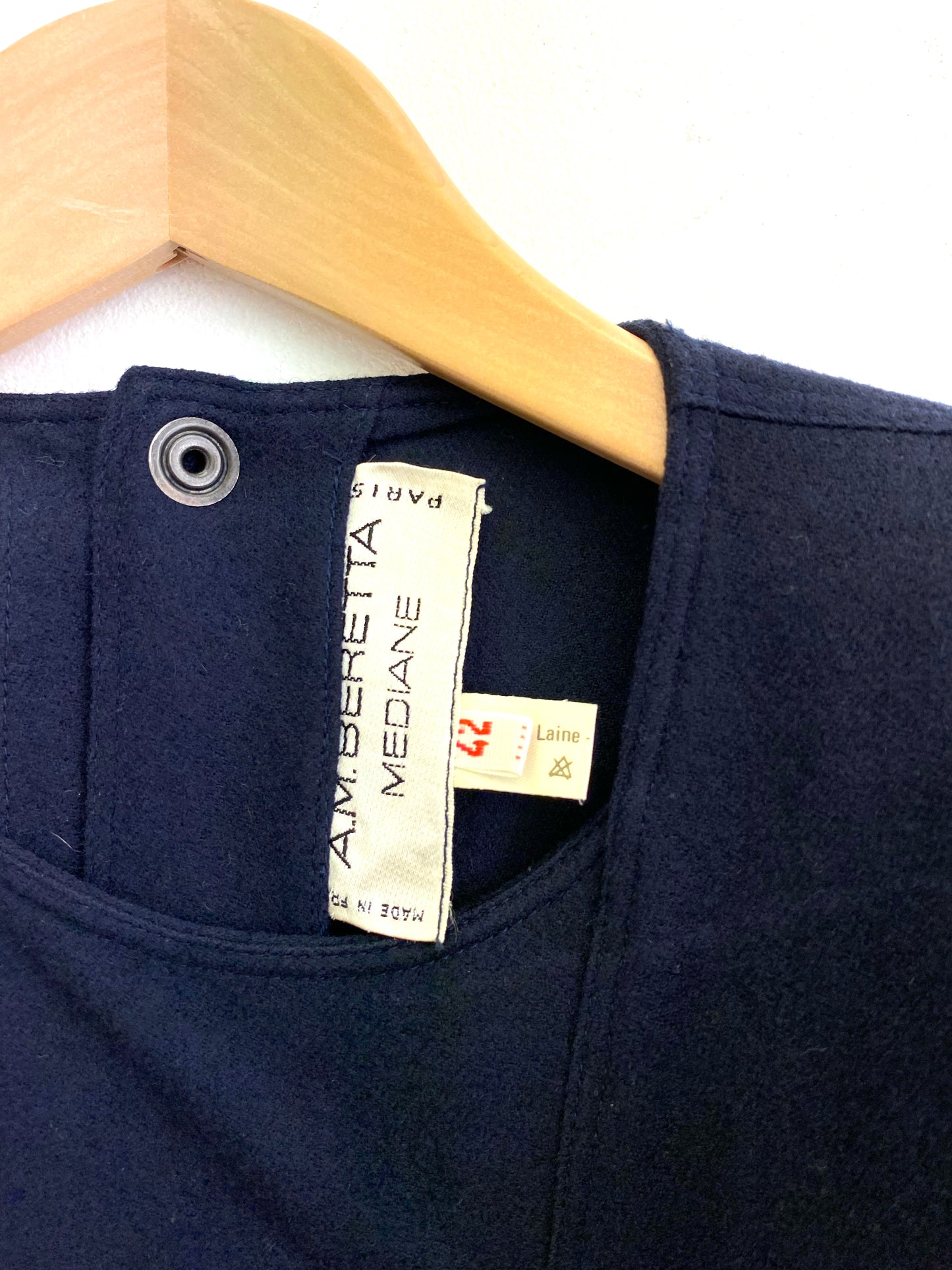 A.M Beretta Mediane - Draped pocket dress