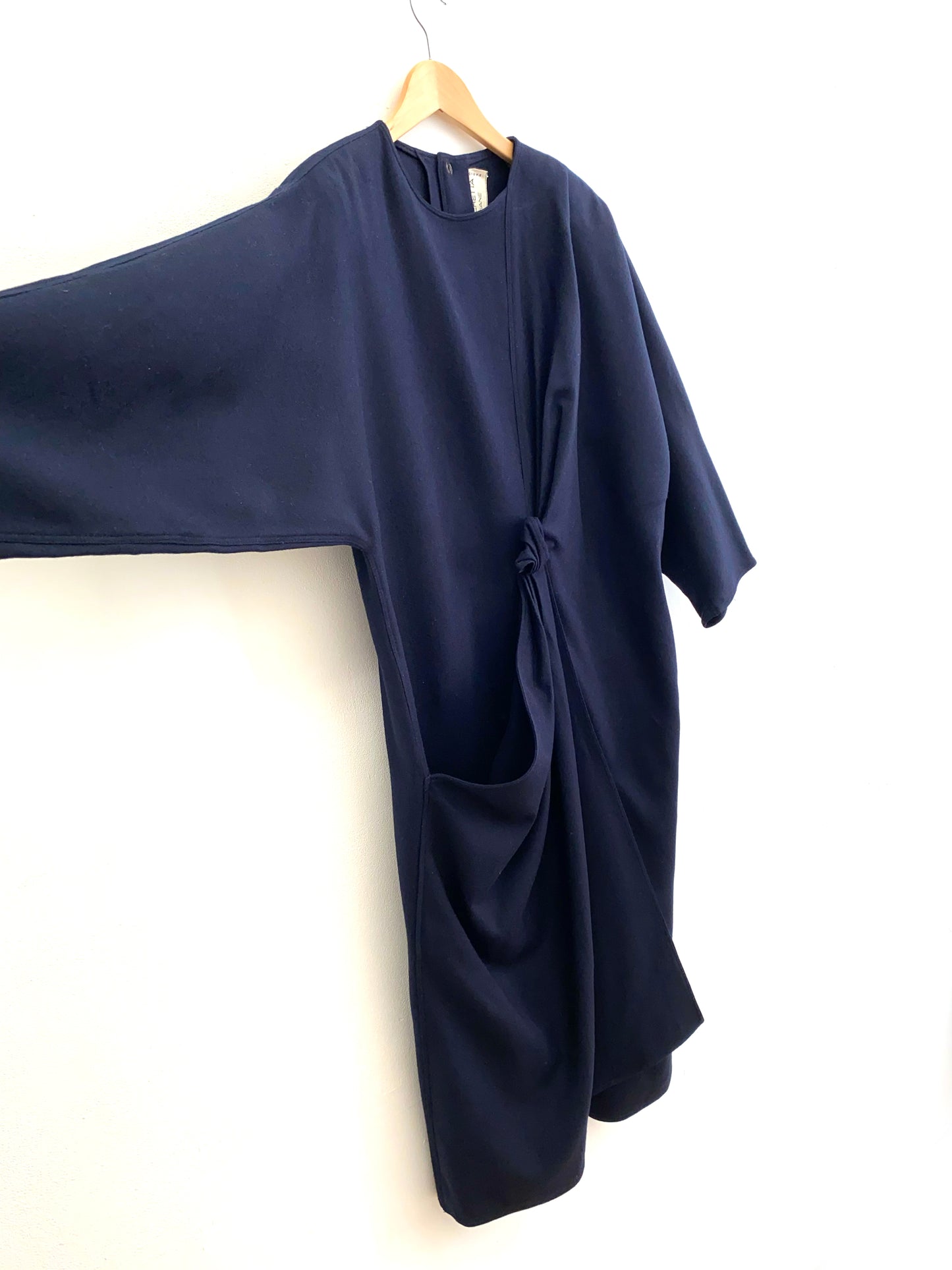 A.M Beretta Mediane - Draped pocket dress