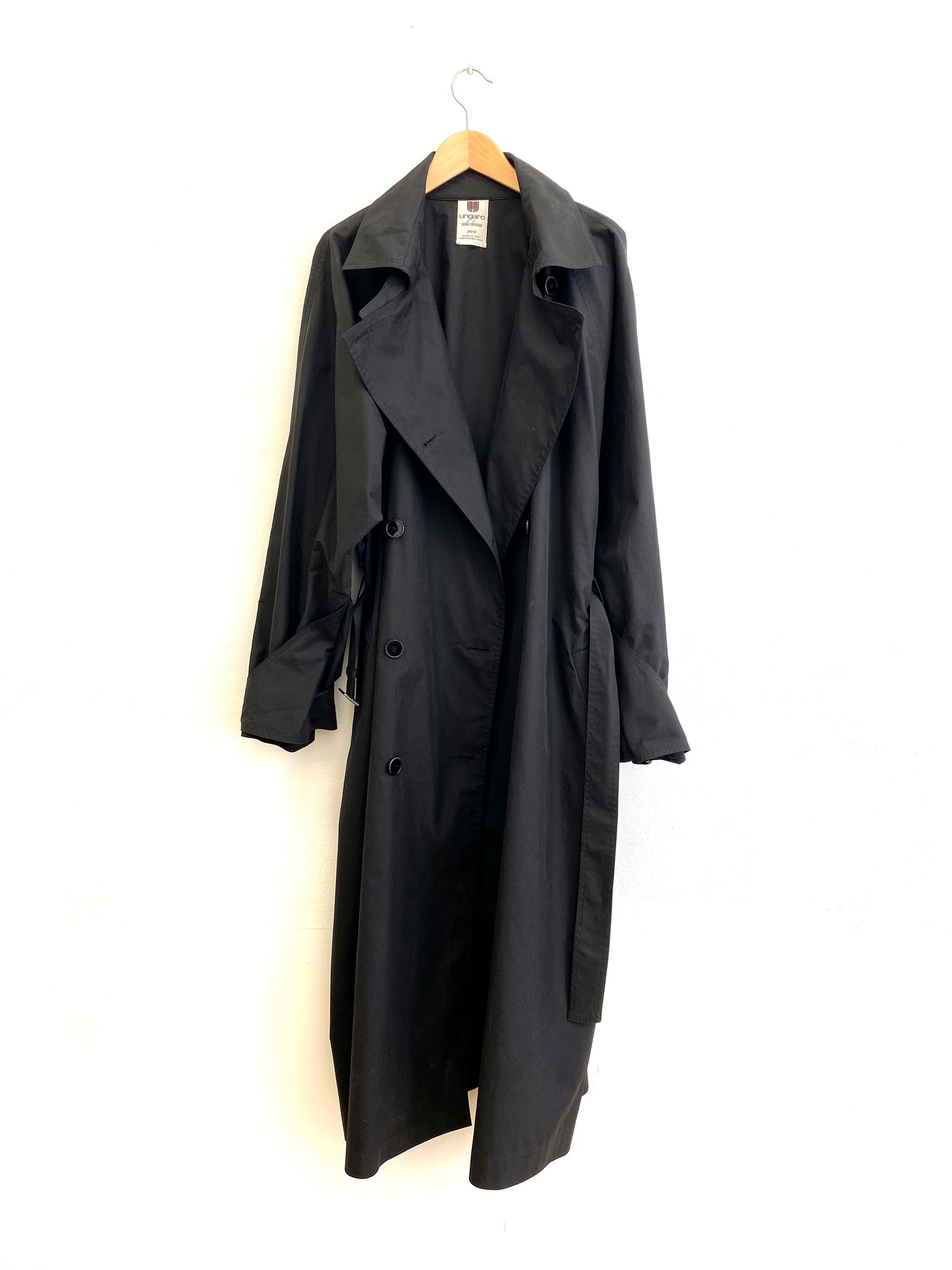 Ungaro sola donna - Black trench coat