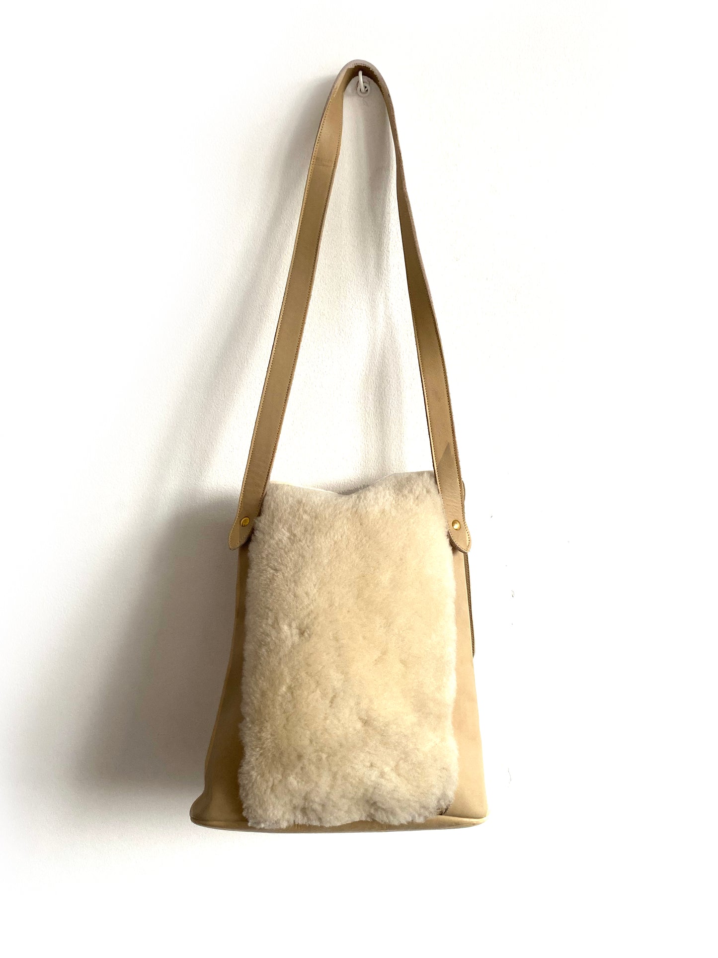 Charles Jourdan - Sheepskin bag c.1970
