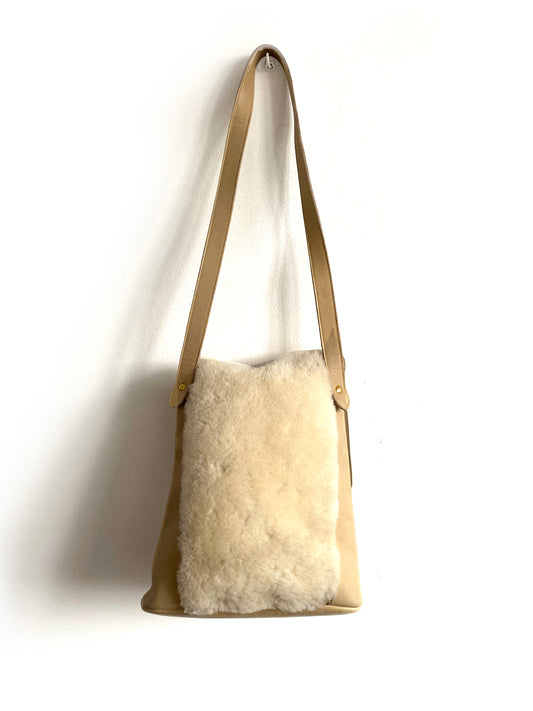 Charles Jourdan - Sheepskin bag c.1970