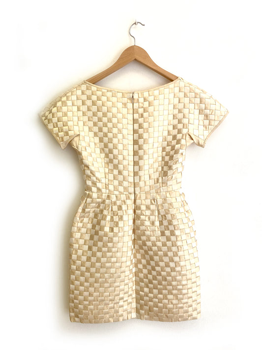 Mariolina - Checkered ribbon dress