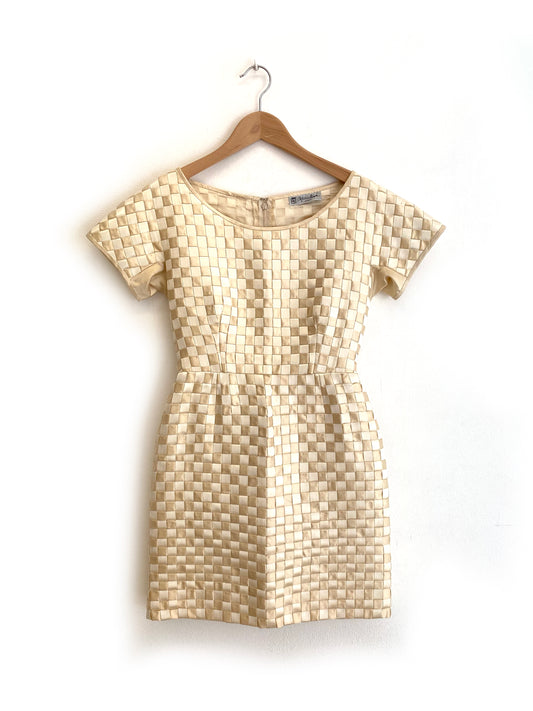 Mariolina - Checkered ribbon dress
