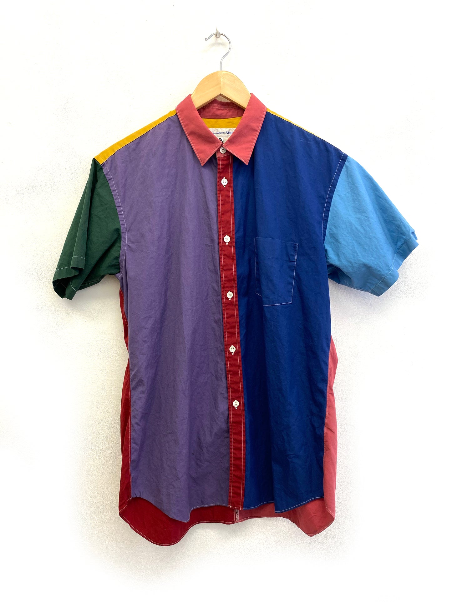 Comme des Garçons Shirt - Color block shirt