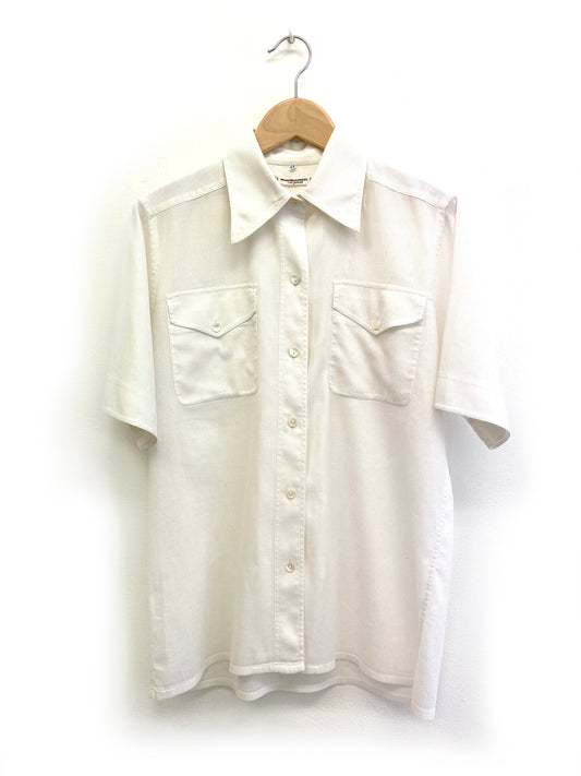 Saint Laurent rive gauche - Openwork cotton shirt