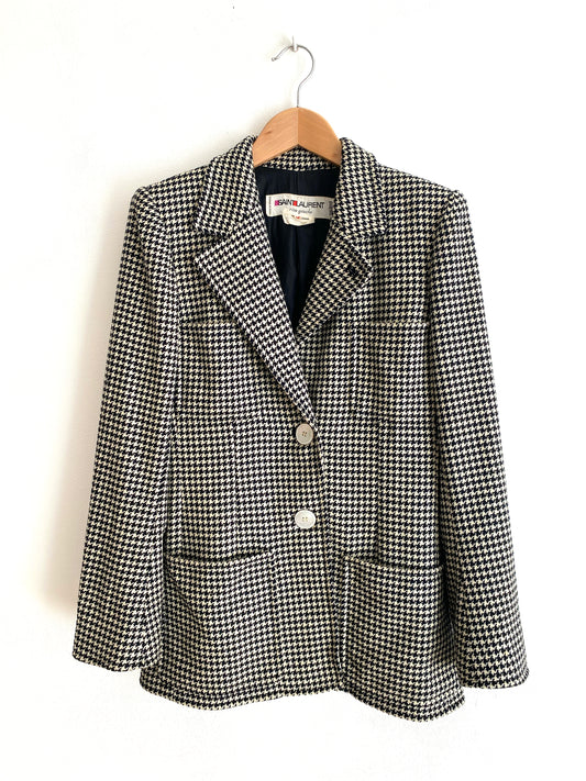 Saint Laurent rive gauche - Houndstouth blazer
