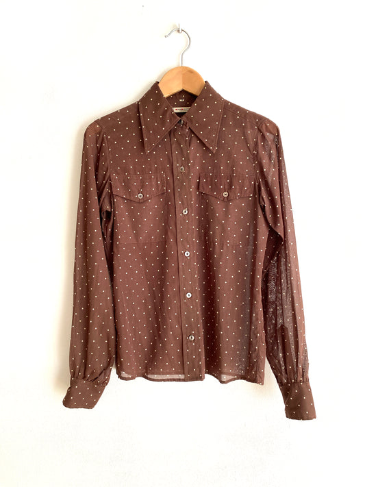 Saint Laurent rive gauche - Polka-dot shirt