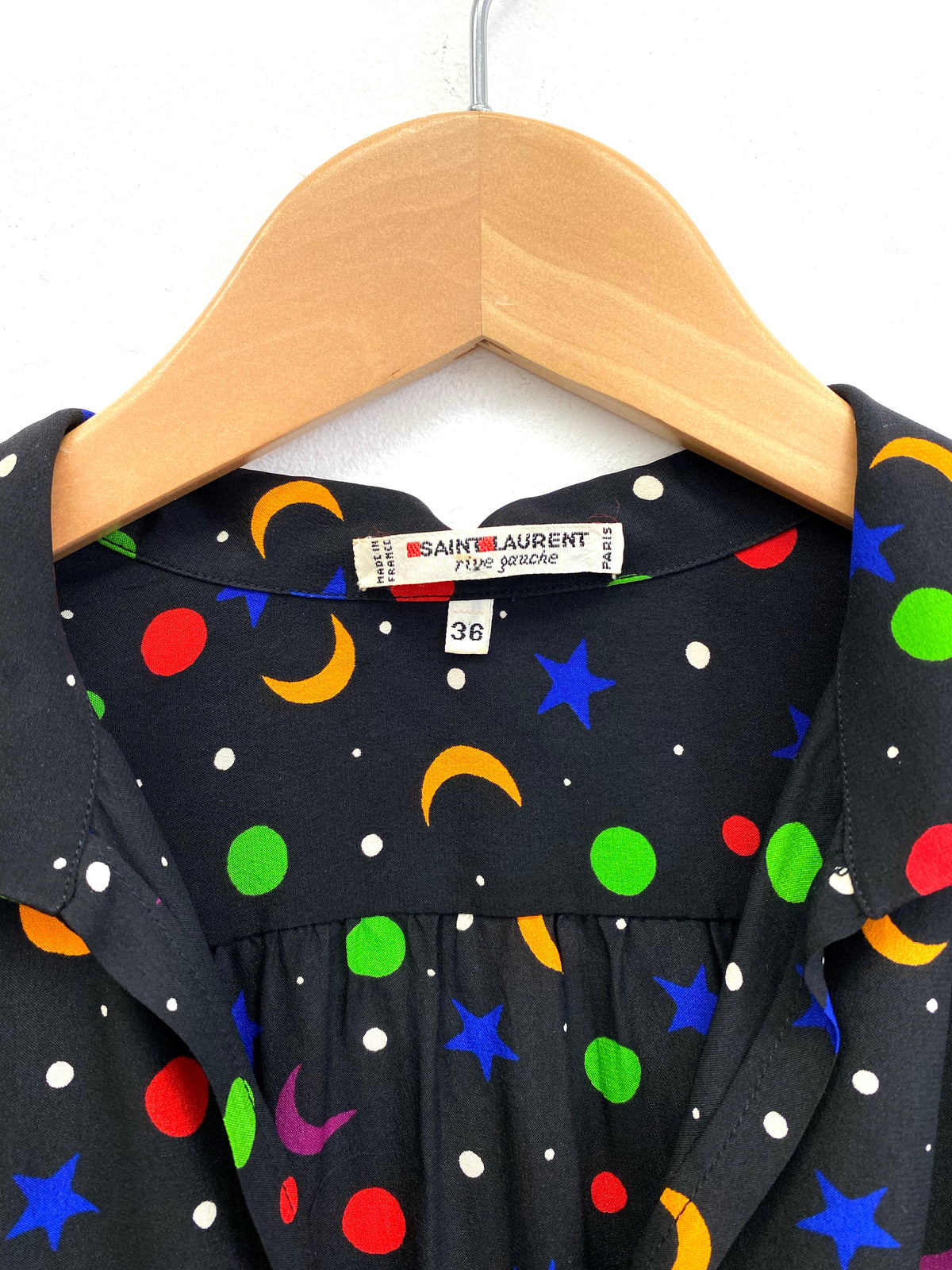 Saint Laurent rive gauche - Moon and star blouse