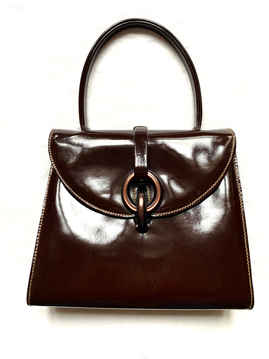 Charles Jourdan - Patent leather bag