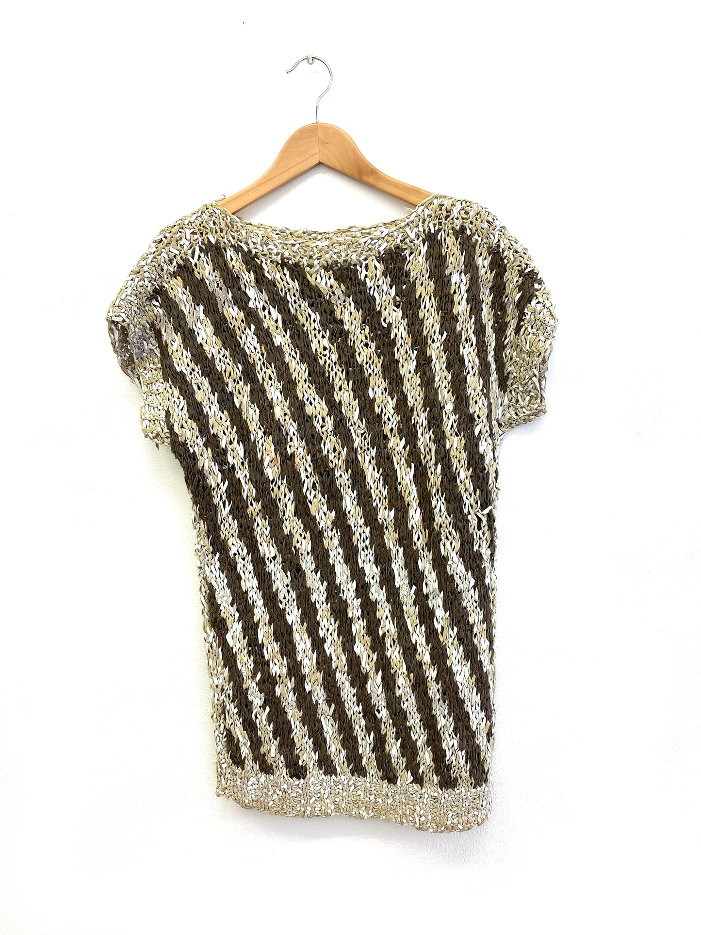 Gianfranco Ferré - Knitted leather top