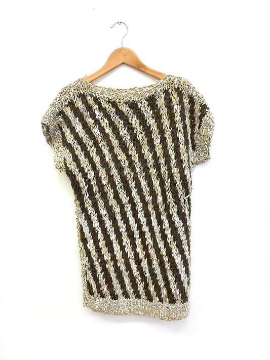 Gianfranco Ferré - Knitted leather top
