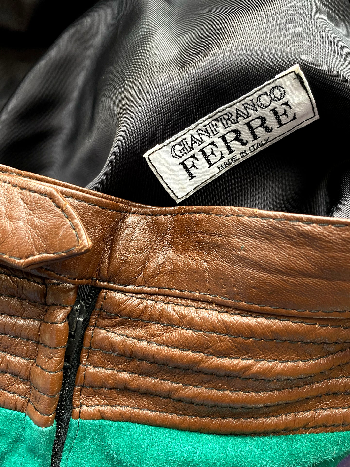 Gianfranco Ferré - Two materials skirt