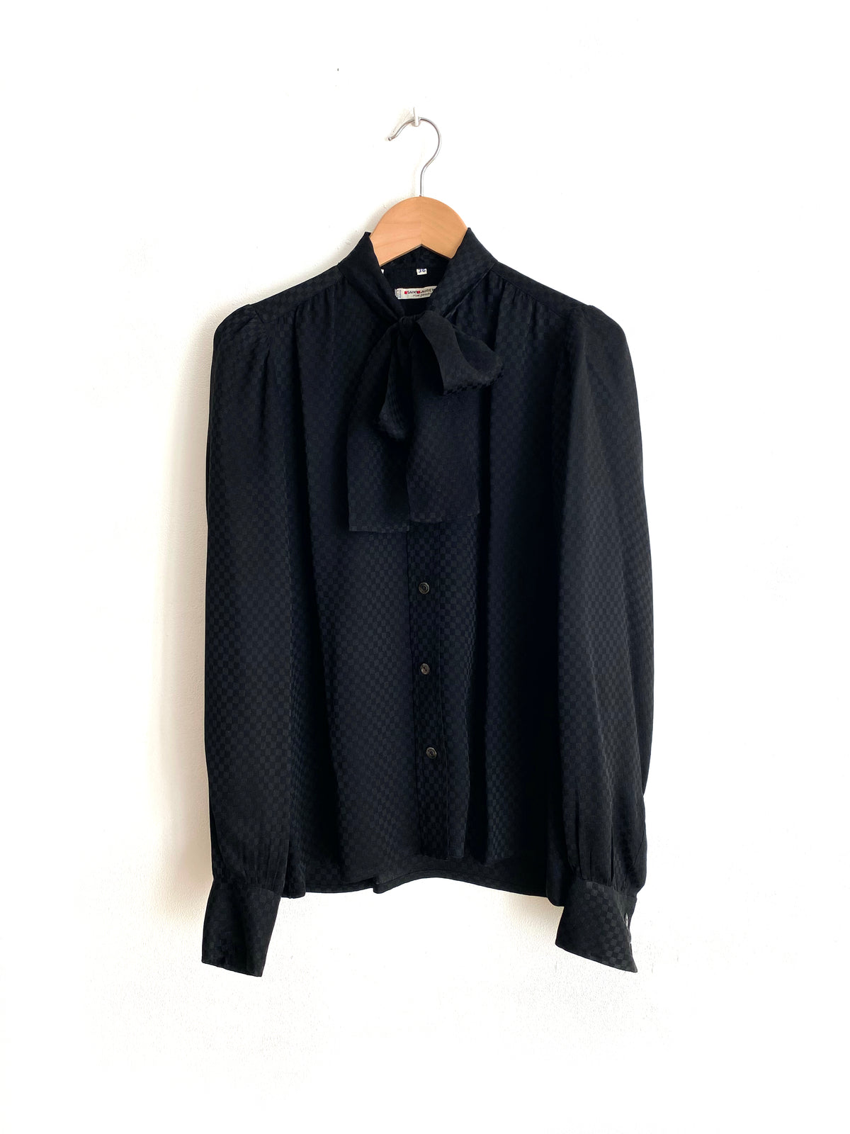 Saint Laurent rive gauche - Tie-neck blouse