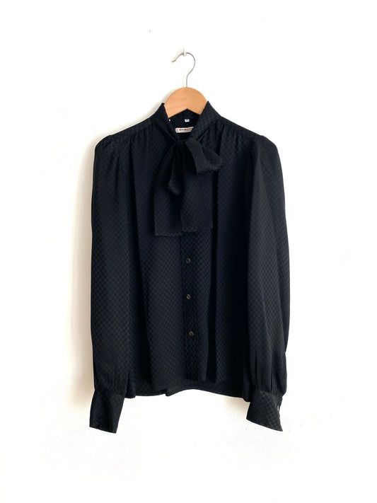Saint Laurent rive gauche - Tie-neck blouse