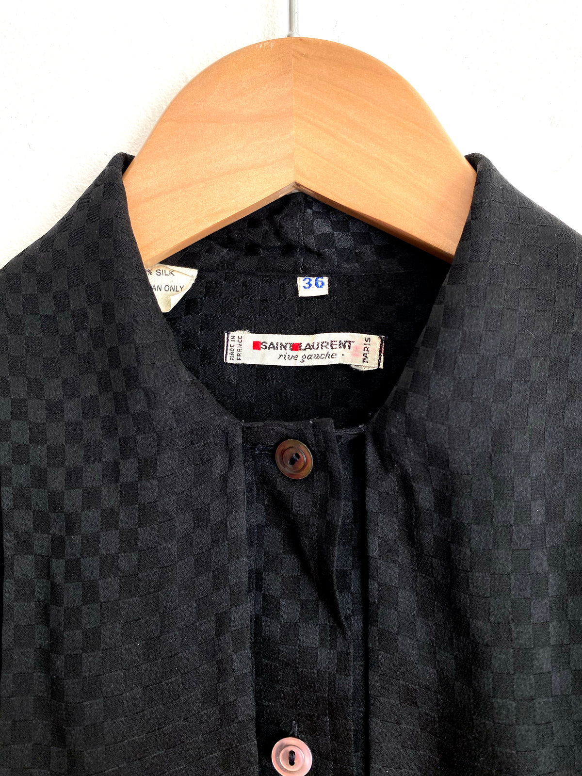 Saint Laurent rive gauche - Tie-neck blouse
