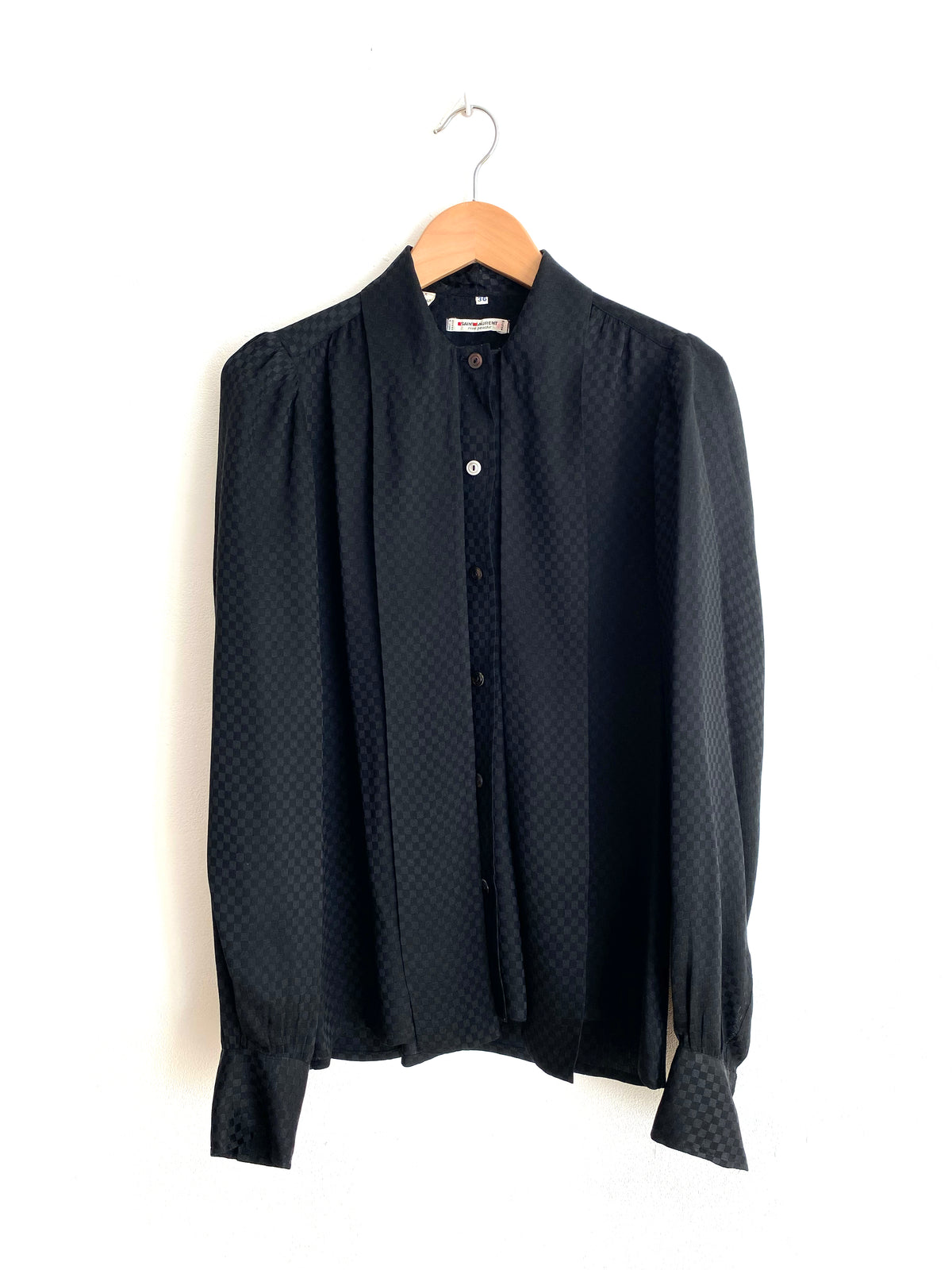 Saint Laurent rive gauche - Tie-neck blouse