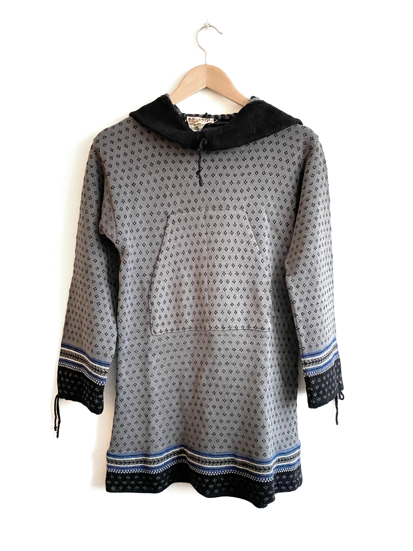 Kenzo for Sadimana - Hooded tunic dress