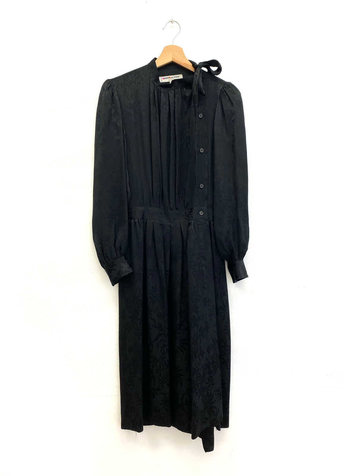 Saint Laurent rive gauche - Damask silk dress