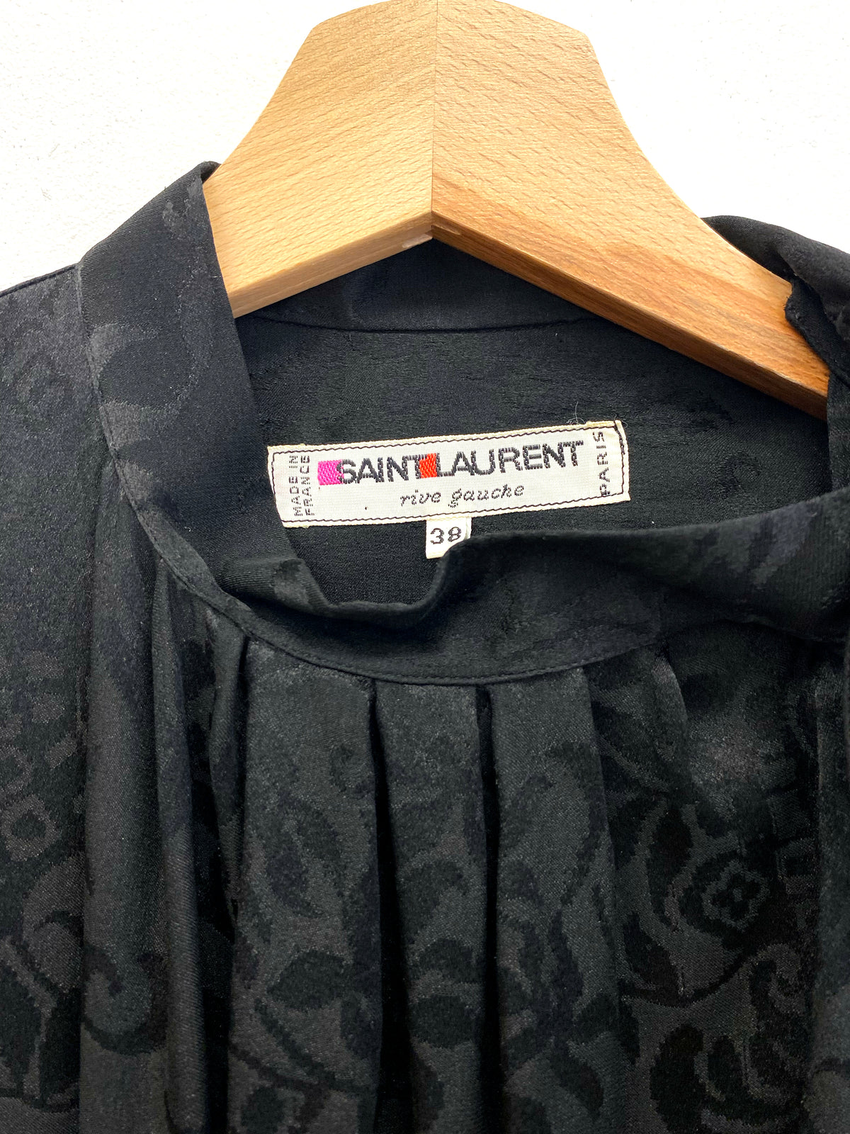 Saint Laurent rive gauche - Damask silk dress