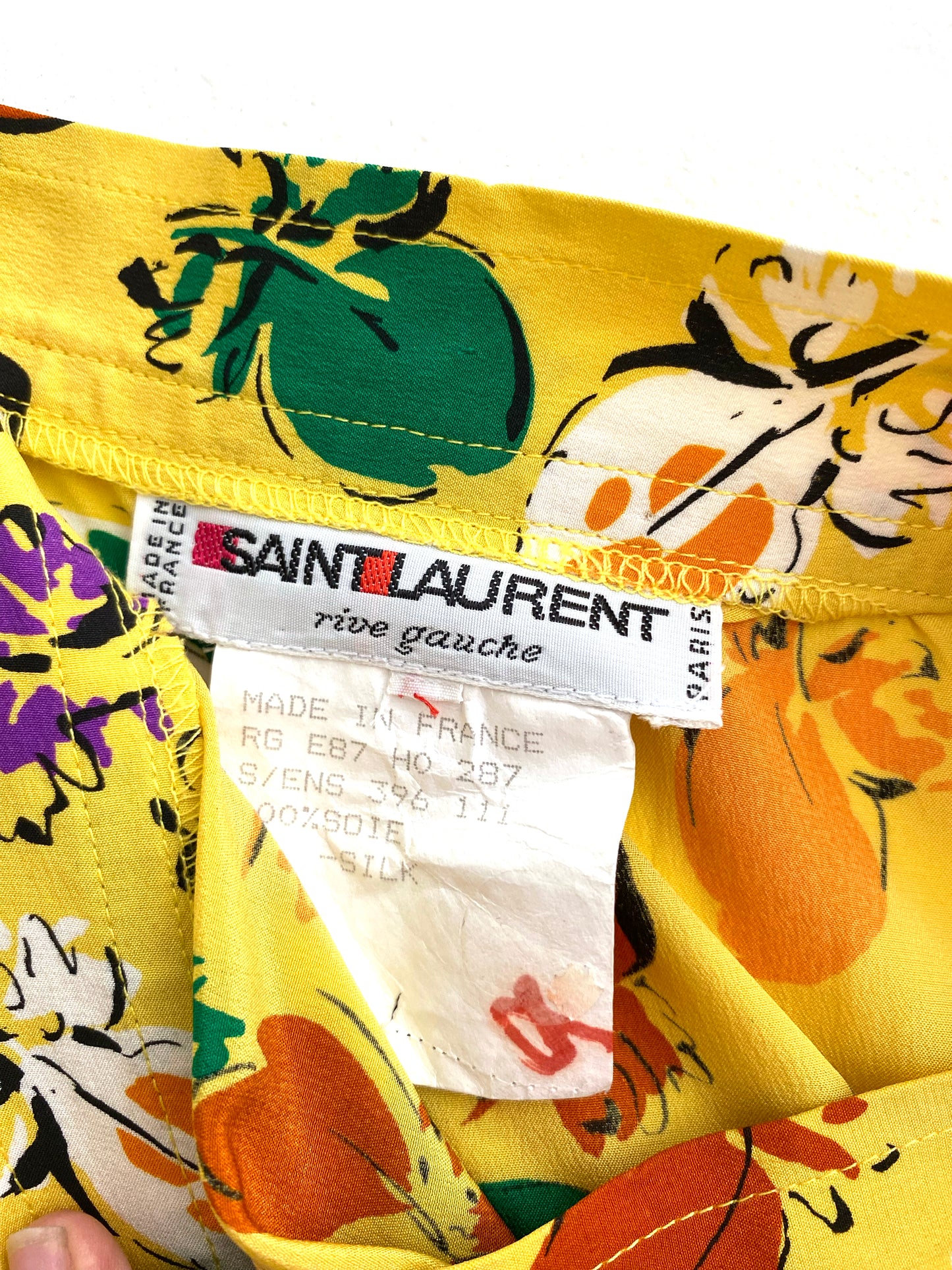 Saint Laurent rive gauche - Ruffled skirt