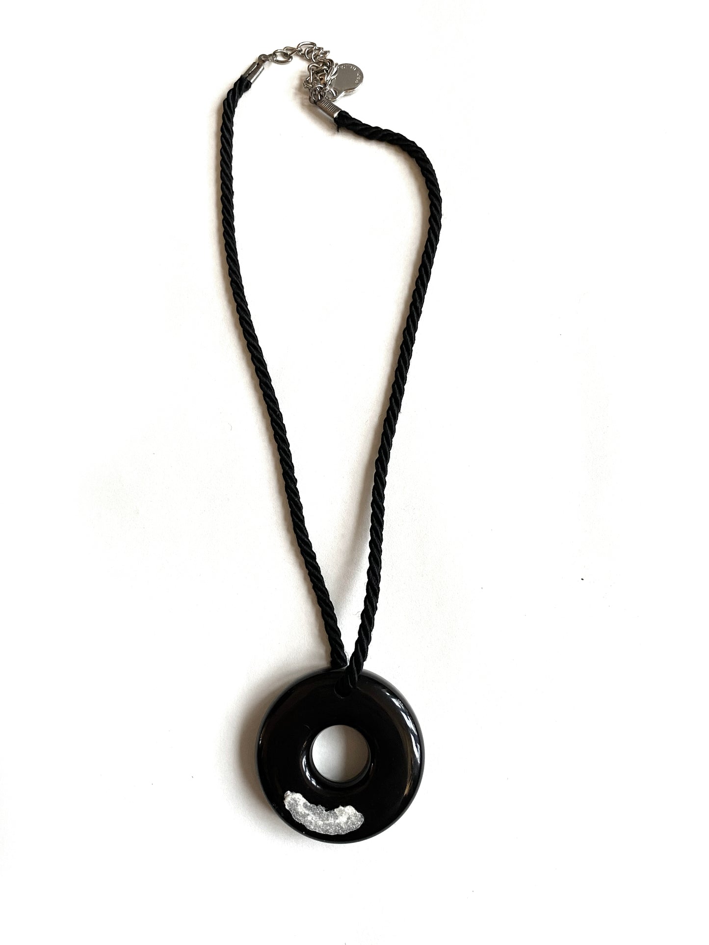 Emporio Armani - Cord and resin necklace