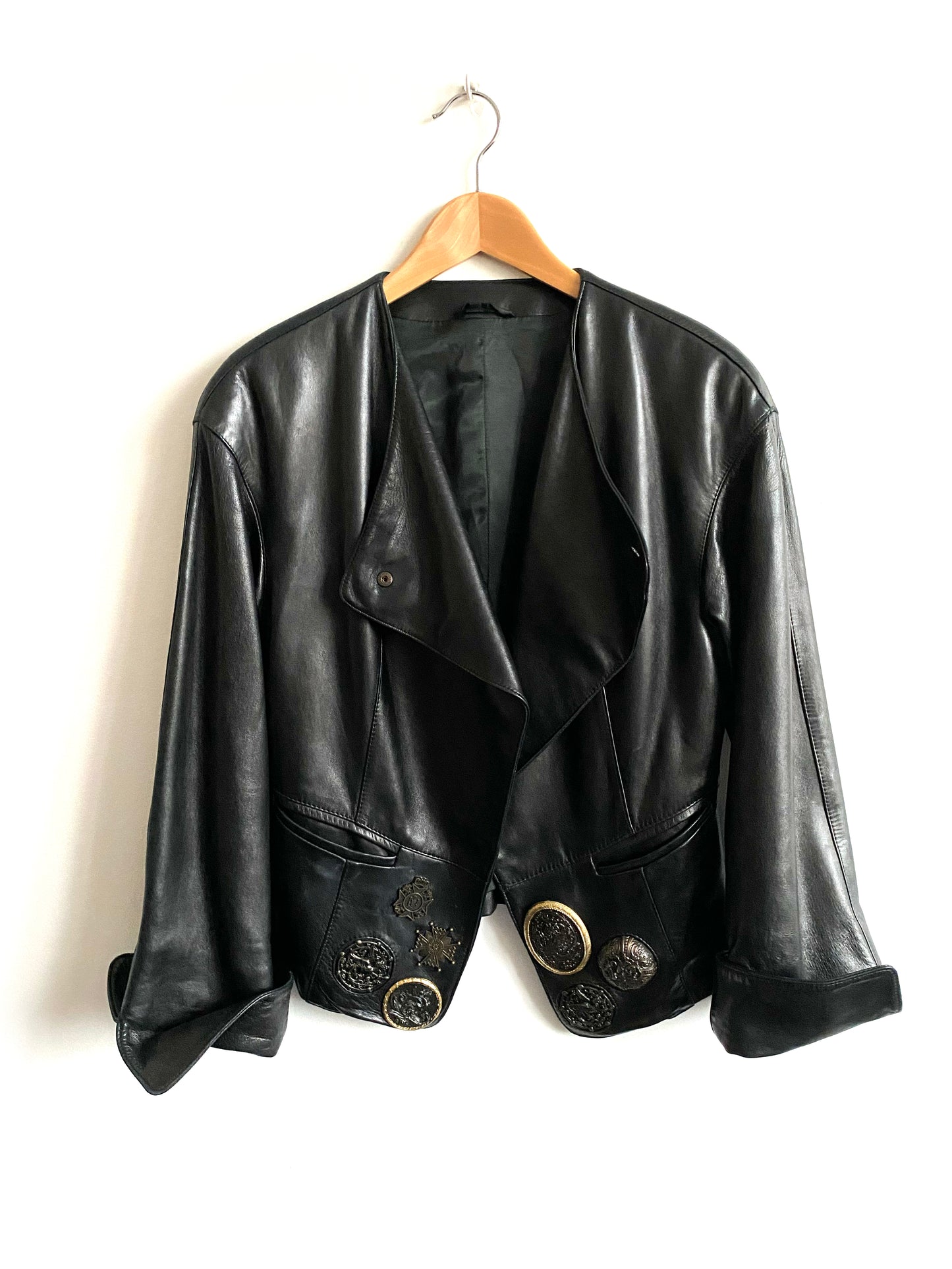 Gianfranco Ferré - Adorned leather jacket