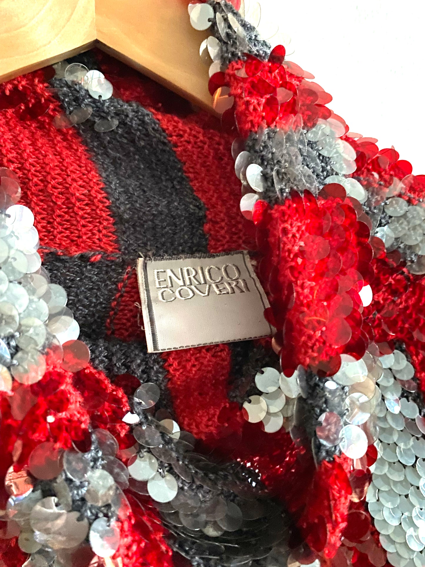 Enrico Coveri - Sequined turtleneck sweater