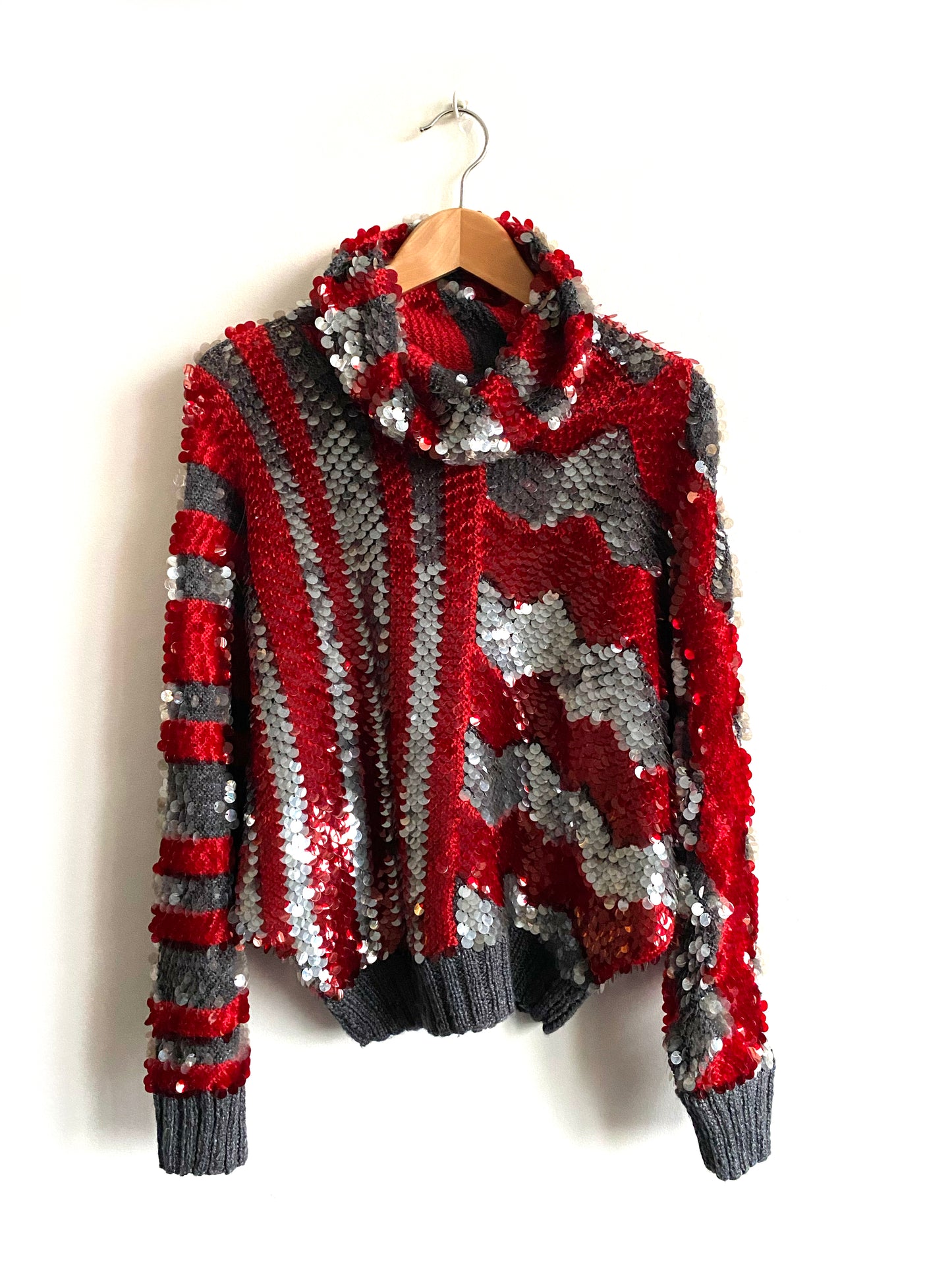 Enrico Coveri - Sequined turtleneck sweater