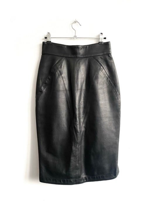 Alaïa - Leather skirt