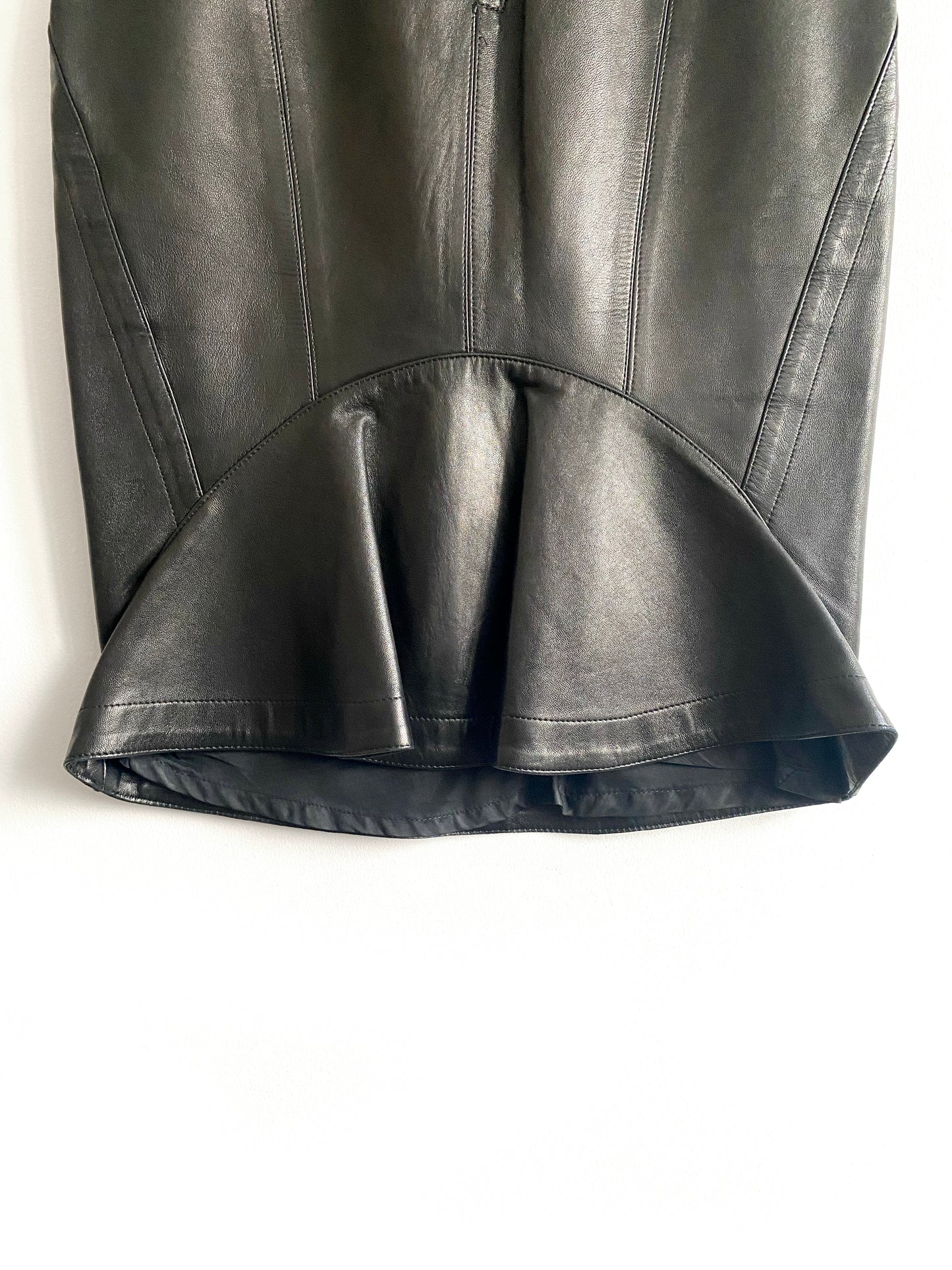Alaïa - Leather skirt