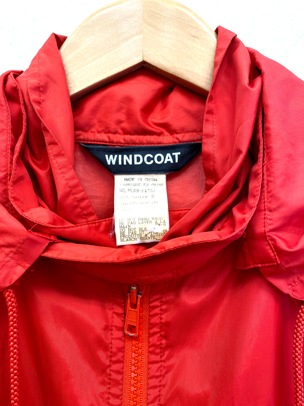 Windcoat - Red windbreaker