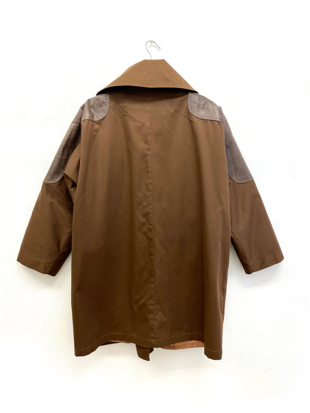 Enrico Coveri - Cotton and leather jacket