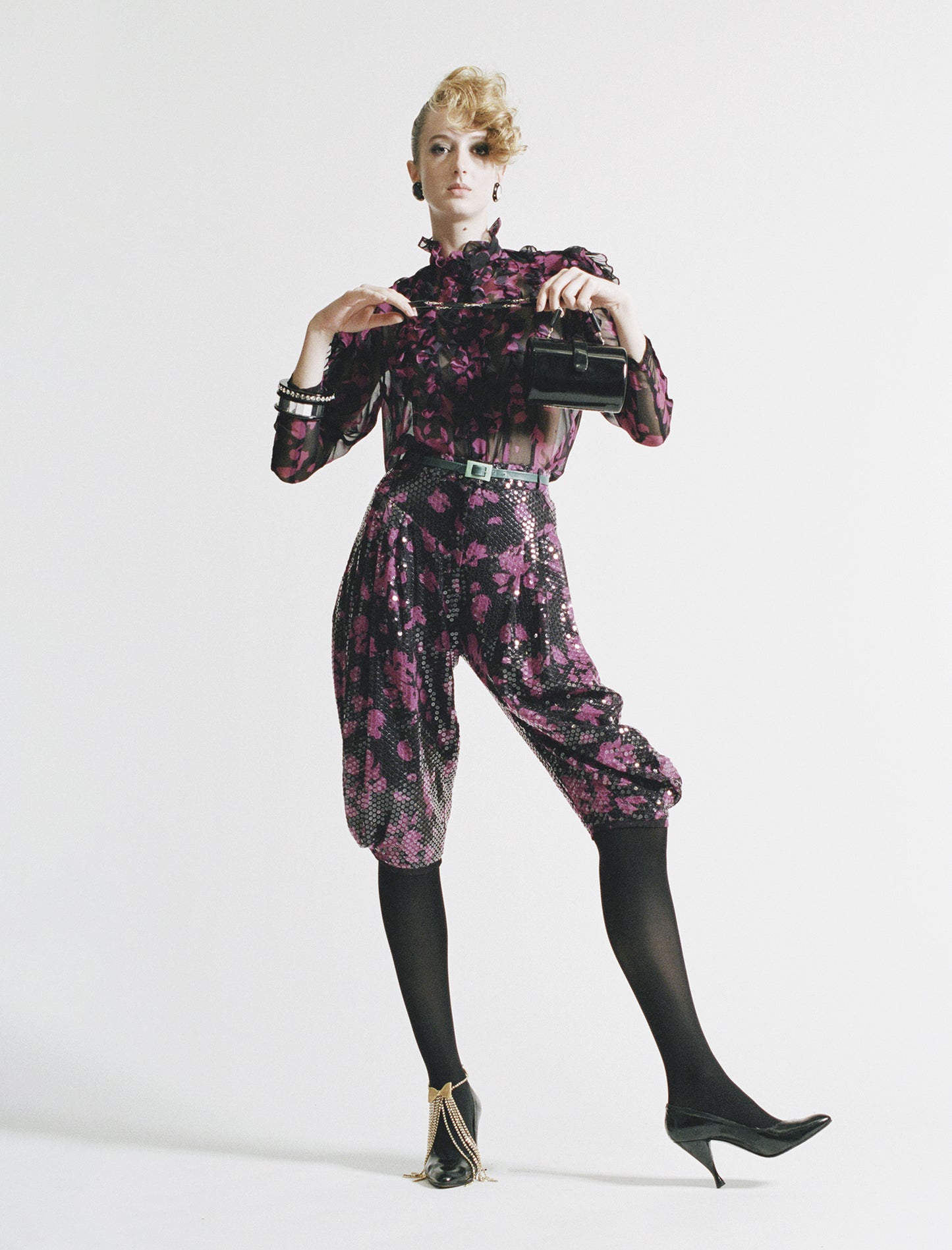 Chiwitt - Ruffles and sequins set