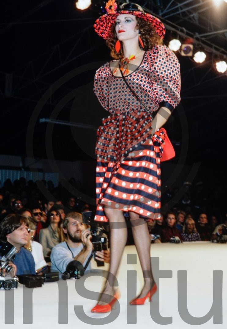 Saint Laurent rive gauche - Printed skirt